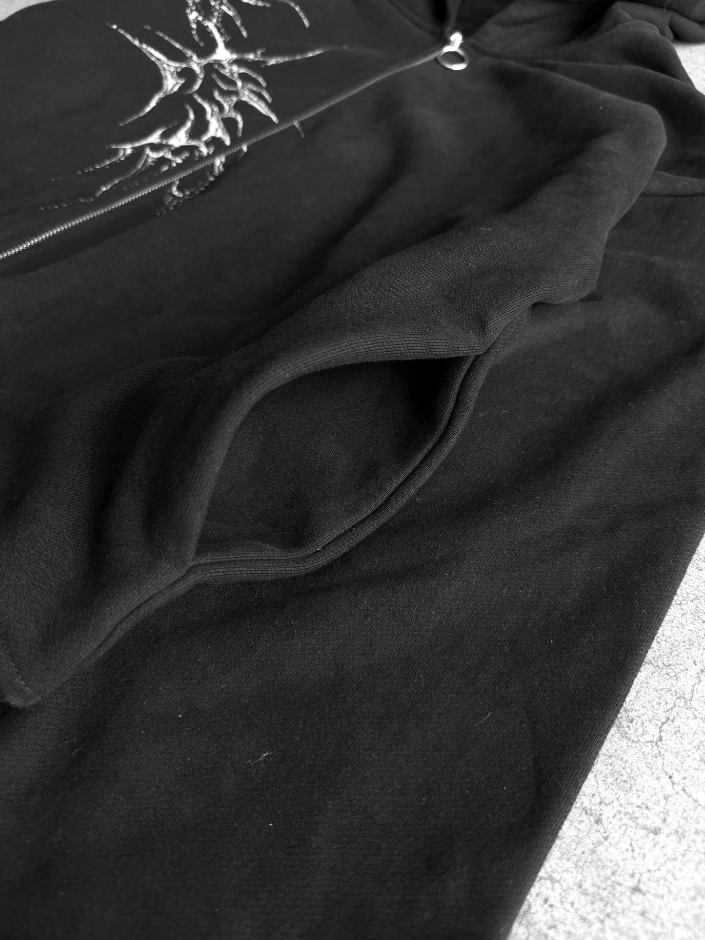 “CEMETERY” ZIP UP