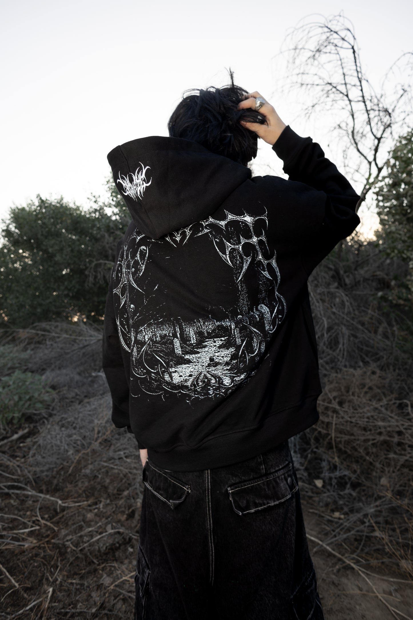 “CEMETERY” ZIP UP