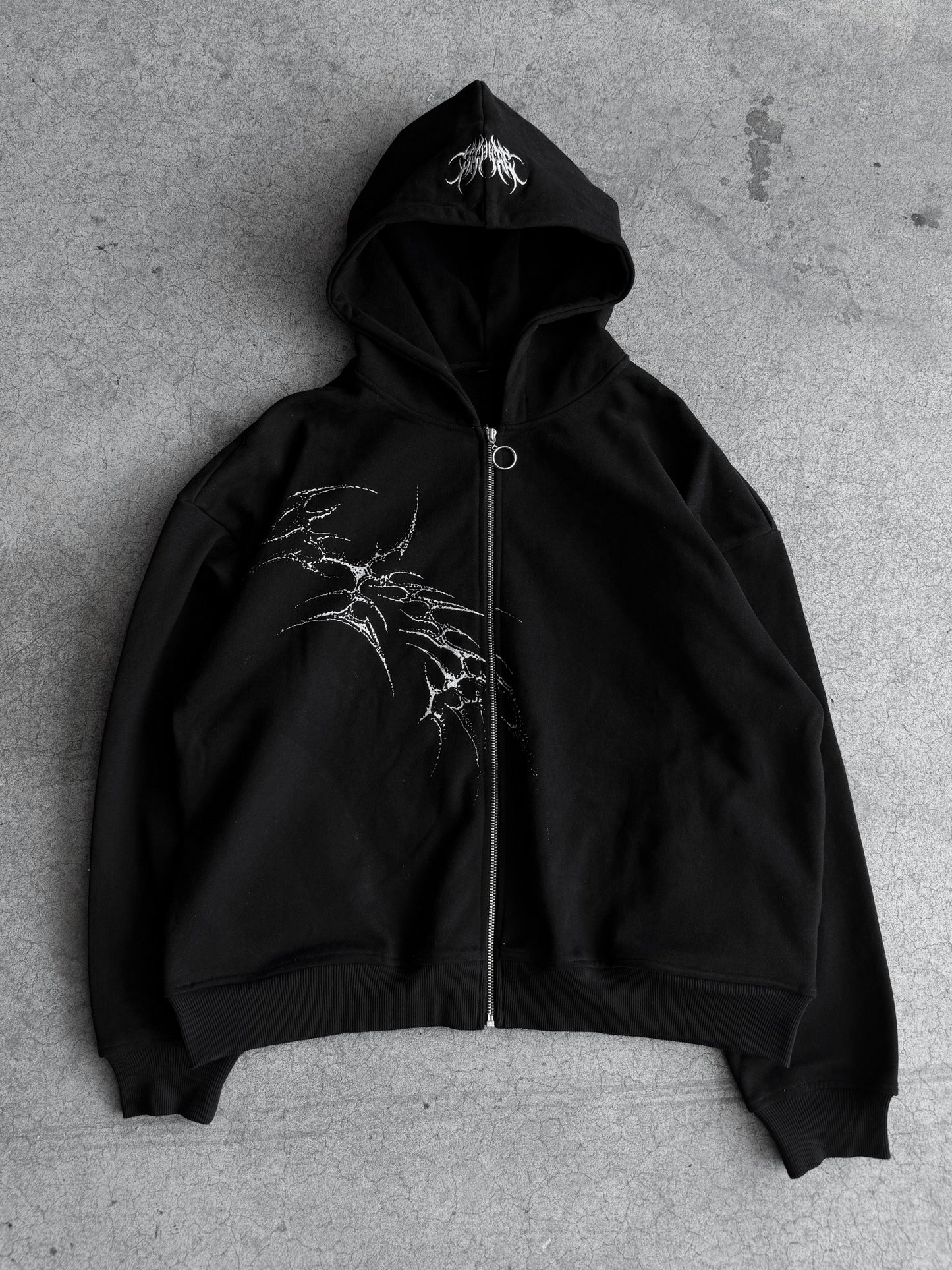 “CEMETERY” ZIP UP